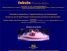 Tablet Screenshot of fabula-filmpuppen.de